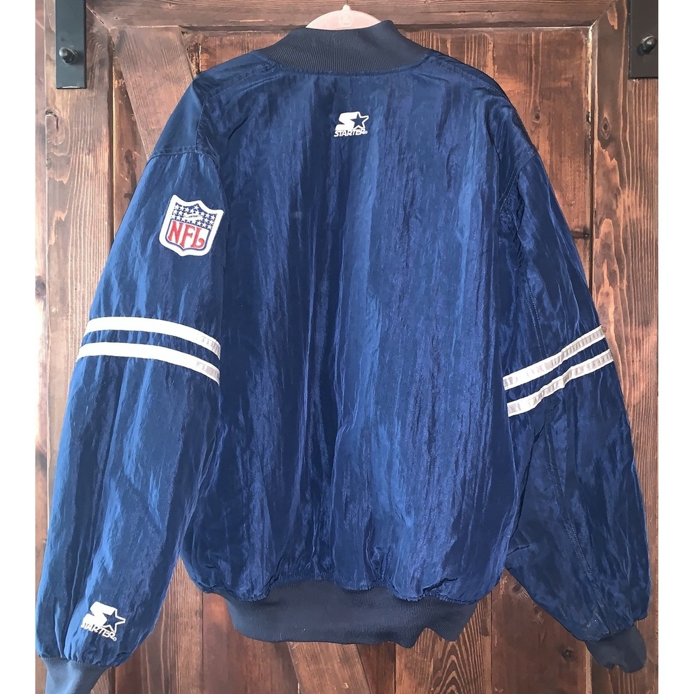 Dallas Cowboys‎ Vintage 90s Team NFL Starter Jacket Size XL New Haven CT EUC - Picture 2 of 14